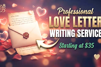 write an emotional love letter for your special person