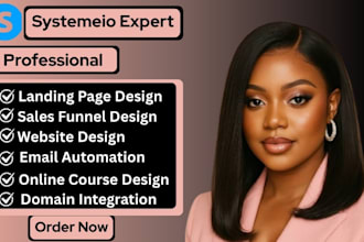 build systemeio sales funnels landing pages websites and samcart