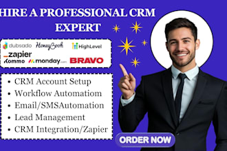 setup dubsado honeybook automation zapier kommo crm monday brevo integration
