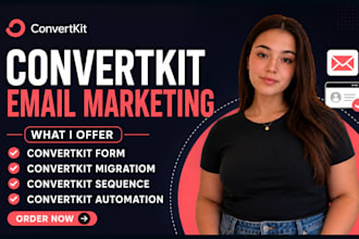 setup convertkit email marketing convertkit automation funnel landing page