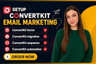 setup convertkit email marketing convertkit automation funnel landing page