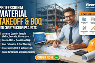 do material takeoff and bill of quantities boq for construction