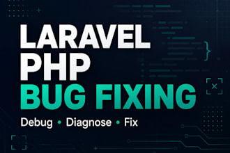 fix laravel PHP bugs and backend issues