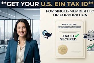 get ein tax id from irs for single member llc or corporation