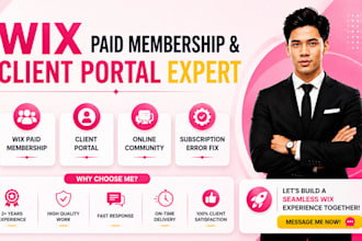 do wix paid membership, client portal, online community, subscription error fix