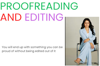 check your spelling, grammar, proofread and edit your writing