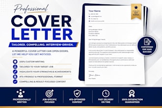 write an ats cover letter and professional cover letter