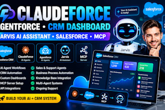 setup claudeforce agentforce crm dashboard jarvis ai assistant salesforce mcp