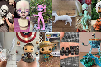 create 3d bjd doll, funko pop, ball joint doll model, lego mode for 3d print