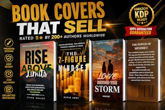 book cover design, book cover, ebook cover, ebook cover design, KDP book cover