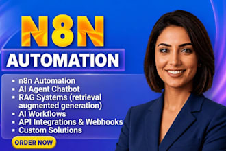 build custom ai agents, n8n automation, and rag chatbots