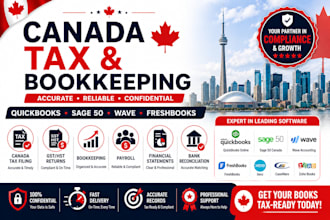 do canada tax filing, quickbooks, sage 50 bookkeeping