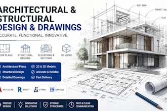 design residential and commercial architectural and structural plans