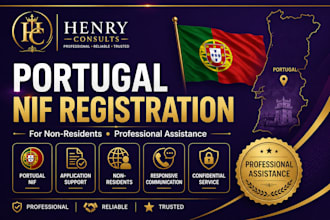 help you obtain your portugal nif number for non residents in 48hours