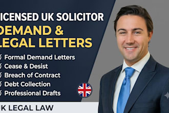 draft a legal demand letter or breach of contract