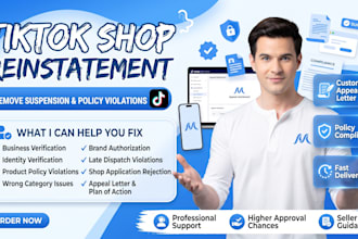 write tiktok shop suspension appeal letter, tiktok shop reinstatement