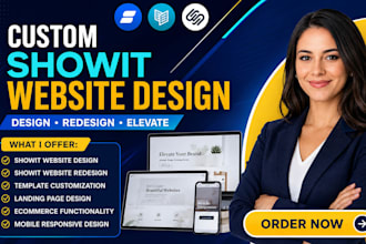 design showit website redesign showit customization template showit website SEO