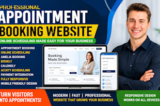design medical, clinic, salon appointment booking website, healthcare website