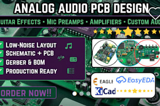 design pcb audio  amplifier circuits, fritzing and smart audio hardware