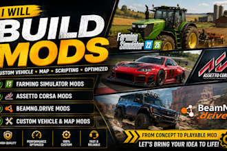 build farming simulator mod fs22 fs25 assetto corsa beamng vehicle map mod