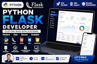 develop custom python applications and flask apis