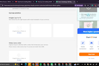 setup shopify product customizer