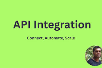 integrate rest API, webhooks, or custom apis