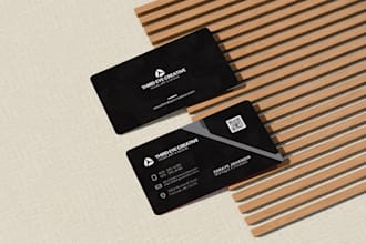 unique minimalist and luxury business card design