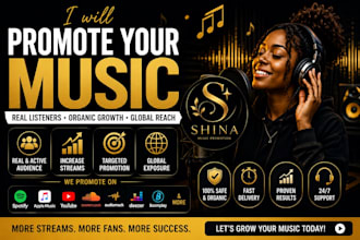 promote your afrobeat afropop tiktok music  songs to grow global fans