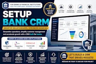 do bank crm temeno finastra oracle flexcube ncino salesforce financial service