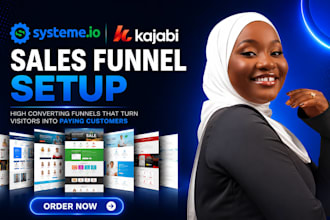 build kajabi systeme io sales funnel website landing page