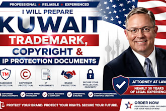 prepare kuwait trademark copyright  IP protection documents