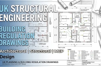 provide UK structural design, building regulations and planning drawings