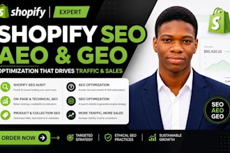 do shopify SEO, aeo and GEO optimization for your store
