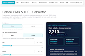 build a custom calculator for your website