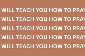 teach you how to pray pray