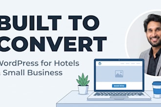 build a modern responsive wordpress website for hotels