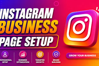 professionally setup your instagram business page