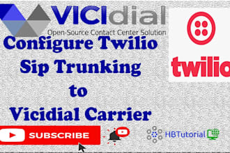 build an voip vapi sip trunk twilio pbx vicidial asterisk call center dialer