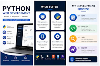 build a python full stack web app