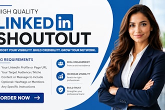 2m linkedin audience,  influencer shoutout  brand promotion