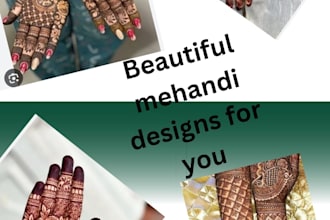 design professional youtube thumbnail for cooking and mehandi channels