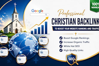 create niche christian backlinks to boost your website ranking and traffic