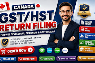 prepare canada gst hst return for web developers designers and contractors