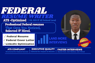 write ats federal, usajobs government, veteran, ksa, ses and executive resume
