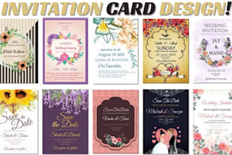 design birthday invitation with wedding invitation on canva, baby shower invite
