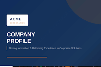 do professional ms word document design and company profile