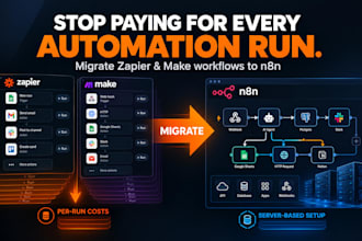 migrate zapier or make automations to n8n