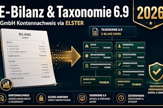 prepare your german gmbh ebilanz taxonomie 69 and kontennachweis via elster