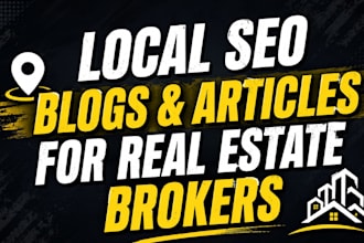 write real estate articles and real estate blogs
